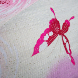 【ようこそ年末セールへ！】【限定品】浴衣から生まれた日傘　蝶一つ 舞台せましと狂ふ哉 6枚目の画像