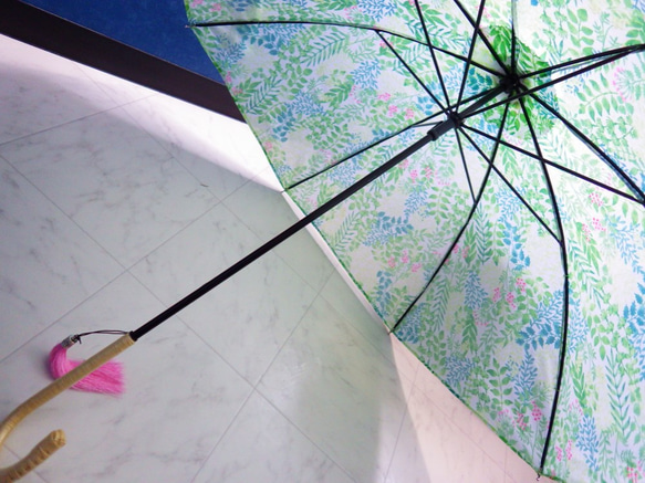 手作り日傘　たましひを　目覚めさせたる春の草 8枚目の画像