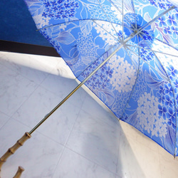 浴衣から生まれた日傘　わざはひの 遠ざかる色濃紫陽花 8枚目の画像