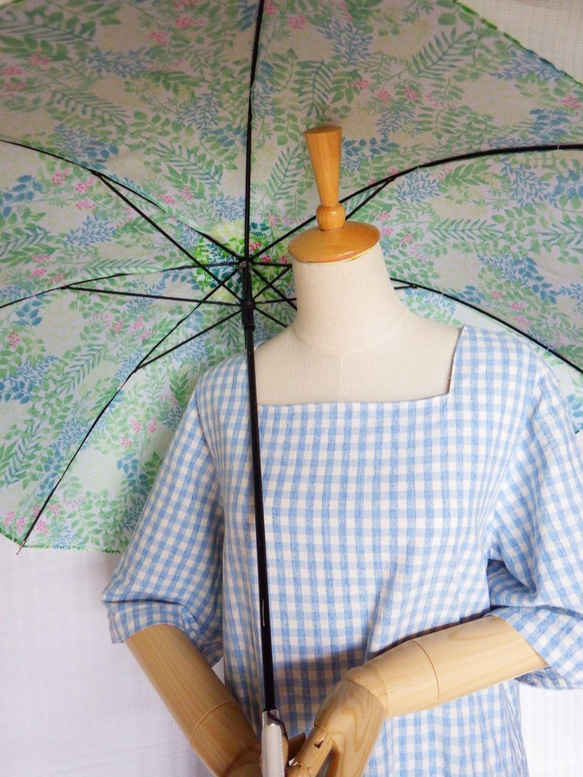 浴衣から生まれた日傘　たましひを 目覚めさせたる春の草《Ayanoさま専用》 9枚目の画像