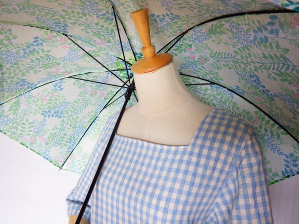 浴衣から生まれた日傘　たましひを 目覚めさせたる春の草《Ayanoさま専用》 10枚目の画像