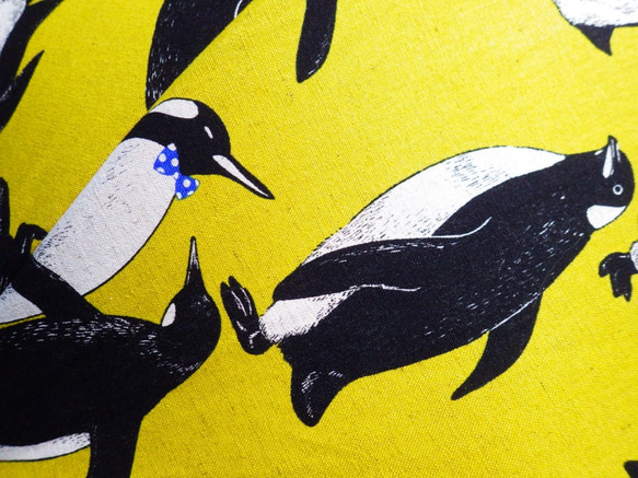 手作り日傘　ペンギンの 手はつなぎたし春来たる≪限定品≫ 5枚目の画像