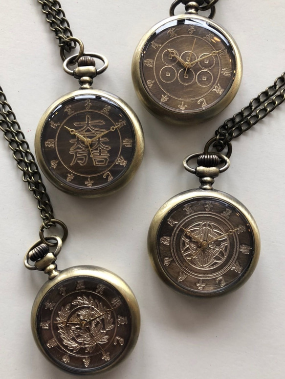 開店記念セール！ 戦国武将の家紋懐中時計 ネックレス・ペンダント Crafz 通販 コレクション