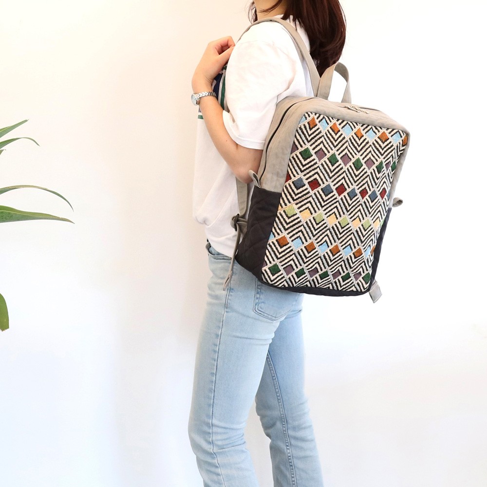 通勤通学用のリュック  ドリンクホルダー取り付け  A4サイズやPCが入る