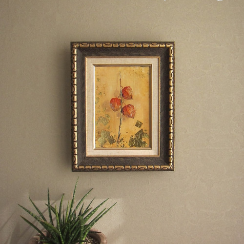 ホオズキ」原画 絵画 木製パネル