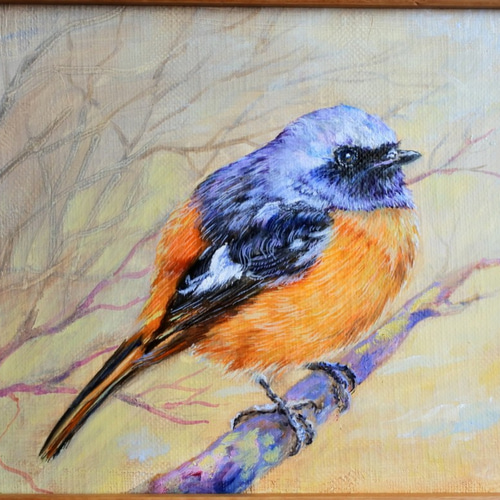 鳥の油絵 絵画 mimoza 通販 5339260|Creema(クリーマ) 鳥の油絵 絵画 mimoza 通販 5339260|Creema(クリーマ)