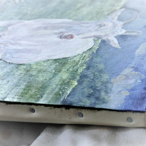 やぎの油絵原画F8号 絵画 mimoza 通販 7817758｜Creema(クリーマ)