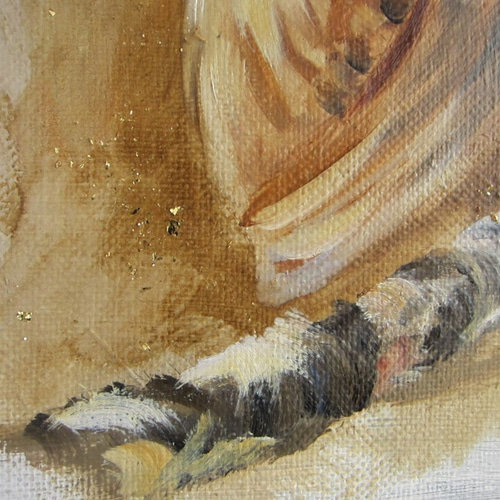 メンフクロウの油絵F4号 絵画 mimoza 通販 8230722｜Creema(クリーマ)