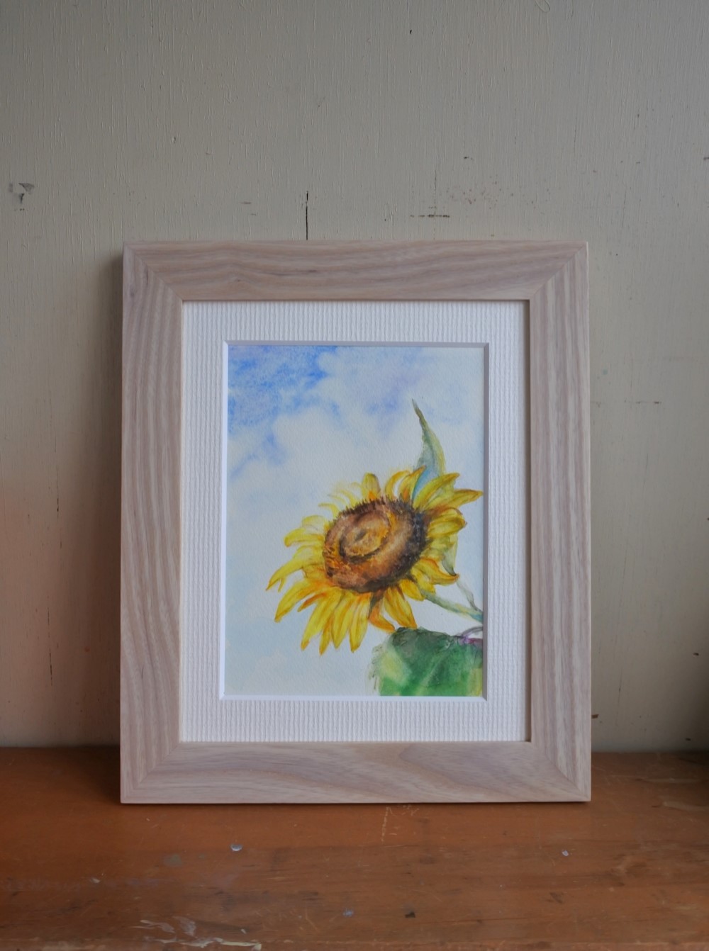 絵画 水彩画　向日葵3(原画) 絵画 水彩画向日葵3(原画)