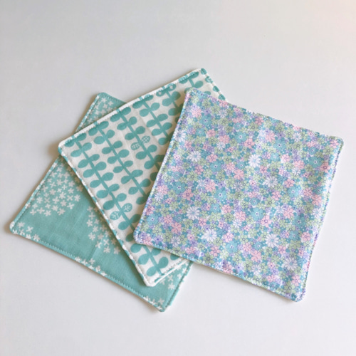 □6重ガーゼのポケットハンカチ3枚set□【1】 その他入園グッズ