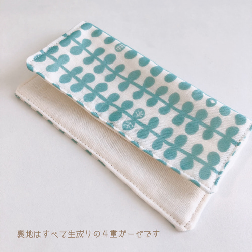 □6重ガーゼのポケットハンカチ3枚set□【1】 その他入園