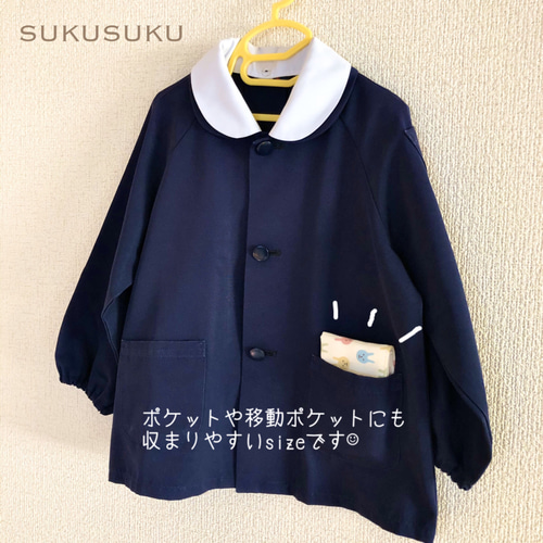 □6重ガーゼのポケットハンカチ3枚set□【1】 その他入園