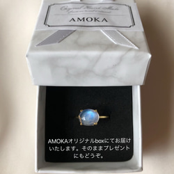 高品質 AAA silver925 18KGP 青金石戒指天然石戒指戒指尺寸調整 第6張的照片