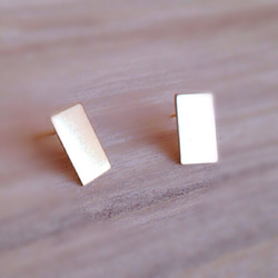 goldplate square ピアス 1枚目の画像