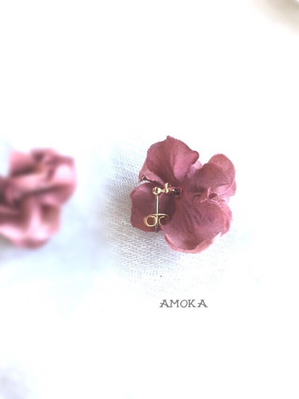 mini rose ピアス/イヤリング 3枚目の画像