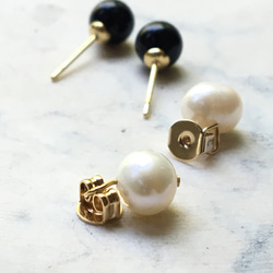 Freshwater Pearl&black onyx 5枚目の画像