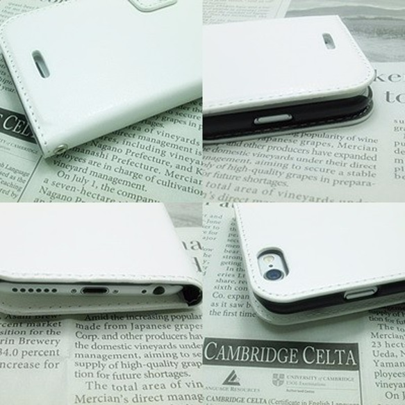 ヒゲ手帳型 レザー革皮 カバー携帯ケース iPhone6/s/ PLUS 3枚目の画像