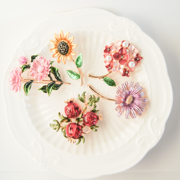 『優雅なブローチシリーズ〜可愛いマーガレットのブローチ』 11枚目の画像