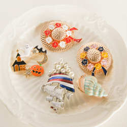 『遠い海へ出航する船のブローチ』 6枚目の画像