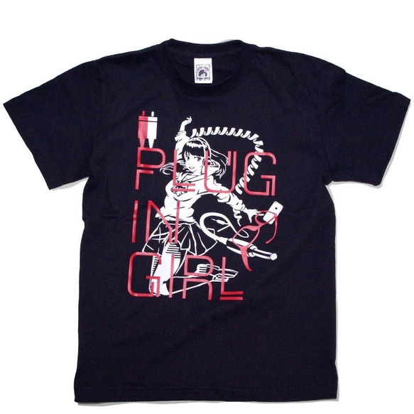 【SOON】PLUG IN GIRL T-shirt【Ｔシャツ】 1枚目の画像