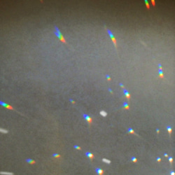 【Kuma様専用ページ】ステンドグラスの六角星サンキャッチャー（アクア色・3連） 5枚目の画像