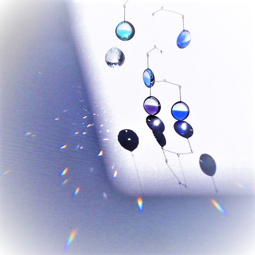 小鳥のサンキャッチャー ガラスのモビール 小鳥のサンキャッチャー