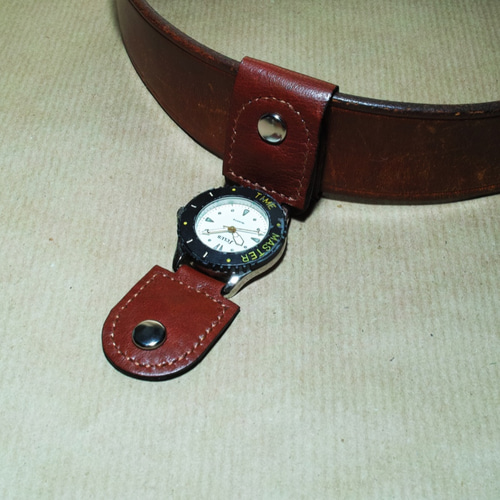 腕時計 ブラック/ ブラウン色 バンド 18mm 3個 まとめて MX14 ベルトループ型 Wホック時計バンド （茶色、ラグ巾 16mm） 腕時計