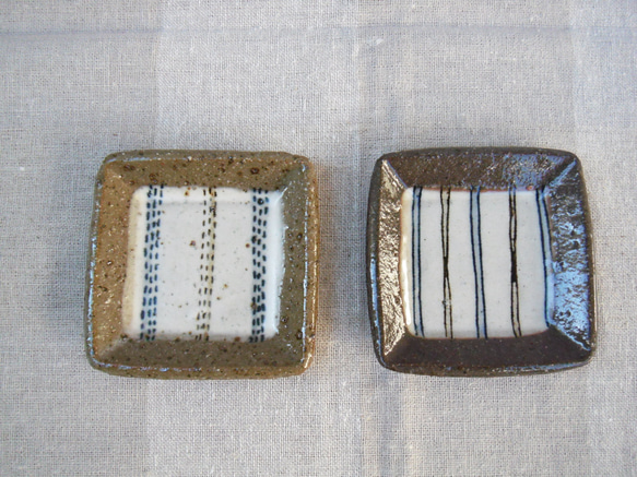四角豆皿（2枚セット） 1枚目の画像