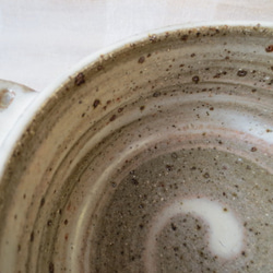 粉引きのカフェオレボウル（細しのぎ） 5枚目の画像