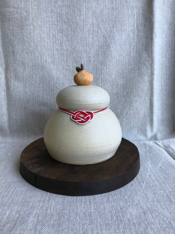 お正月飾り　鏡餅　陶器　作家 お正月飾り 鏡餅 陶器 作家（✳︎陶器の鏡餅飾り✳︎お正月飾り