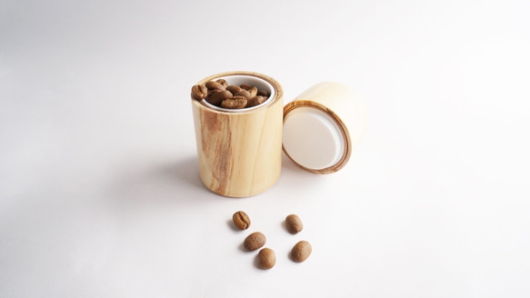 咖啡原豆隨身保存罐（兩杯裝） 第1張的照片