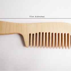 Premium 100% Classic Handmade Wooden Hair Comb 3枚目の画像