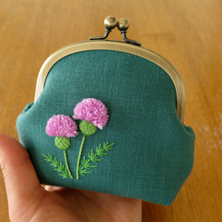 ハンドメイド　手刺繍ガマ口セット ハンドメイド手刺繍ガマ口セット