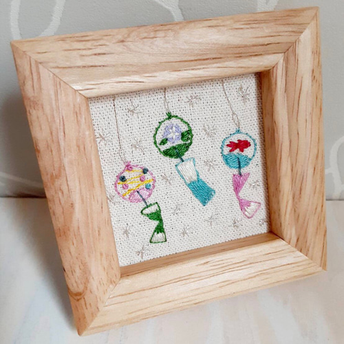 刺繍フレーム 風鈴 壁飾り インテリア雑貨 その他インテリア雑貨 刺繍