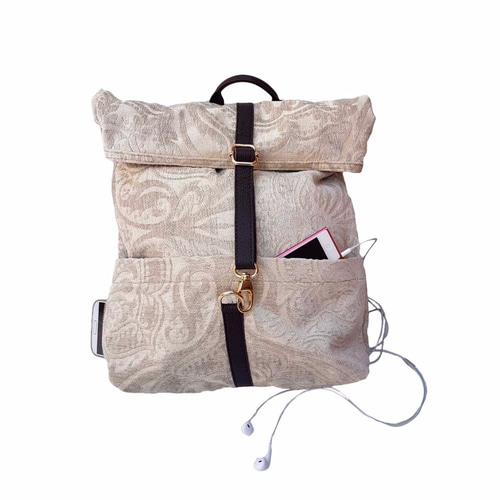 フレンチモロッコ バックパック city style＊ white リュック・バック  