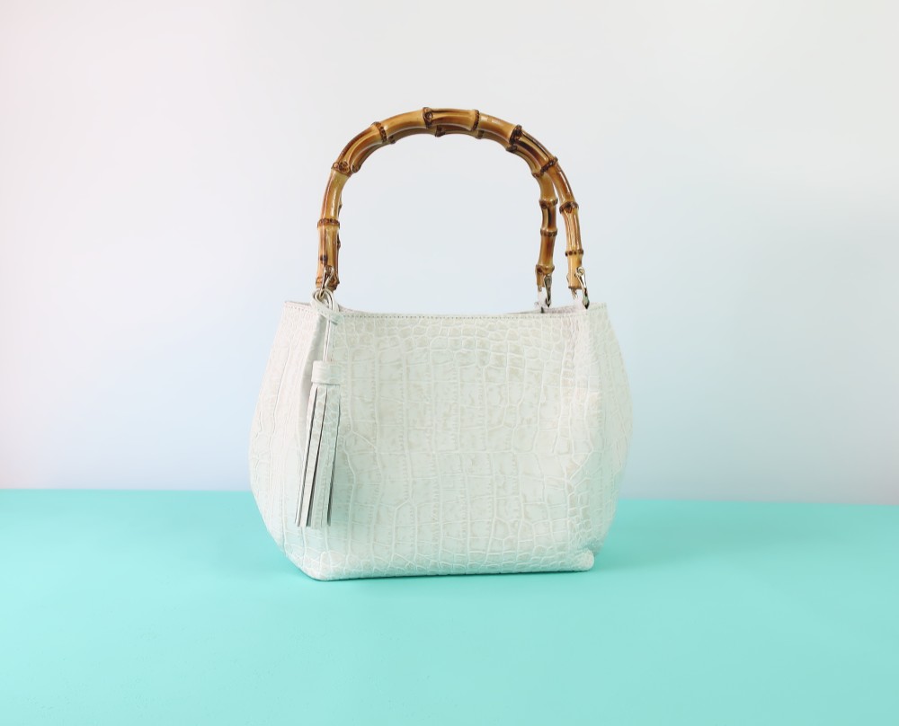 ふんわりタックバンブー（SS)☆彡ストーンホワイト・受注製作