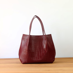 ♡新品未開封♡ルミネ限定 トートバッグ ハンドバッグ 赤 ボルドー 赤ビームスコラボ花柄トートバッグ - ピンクハウス通販