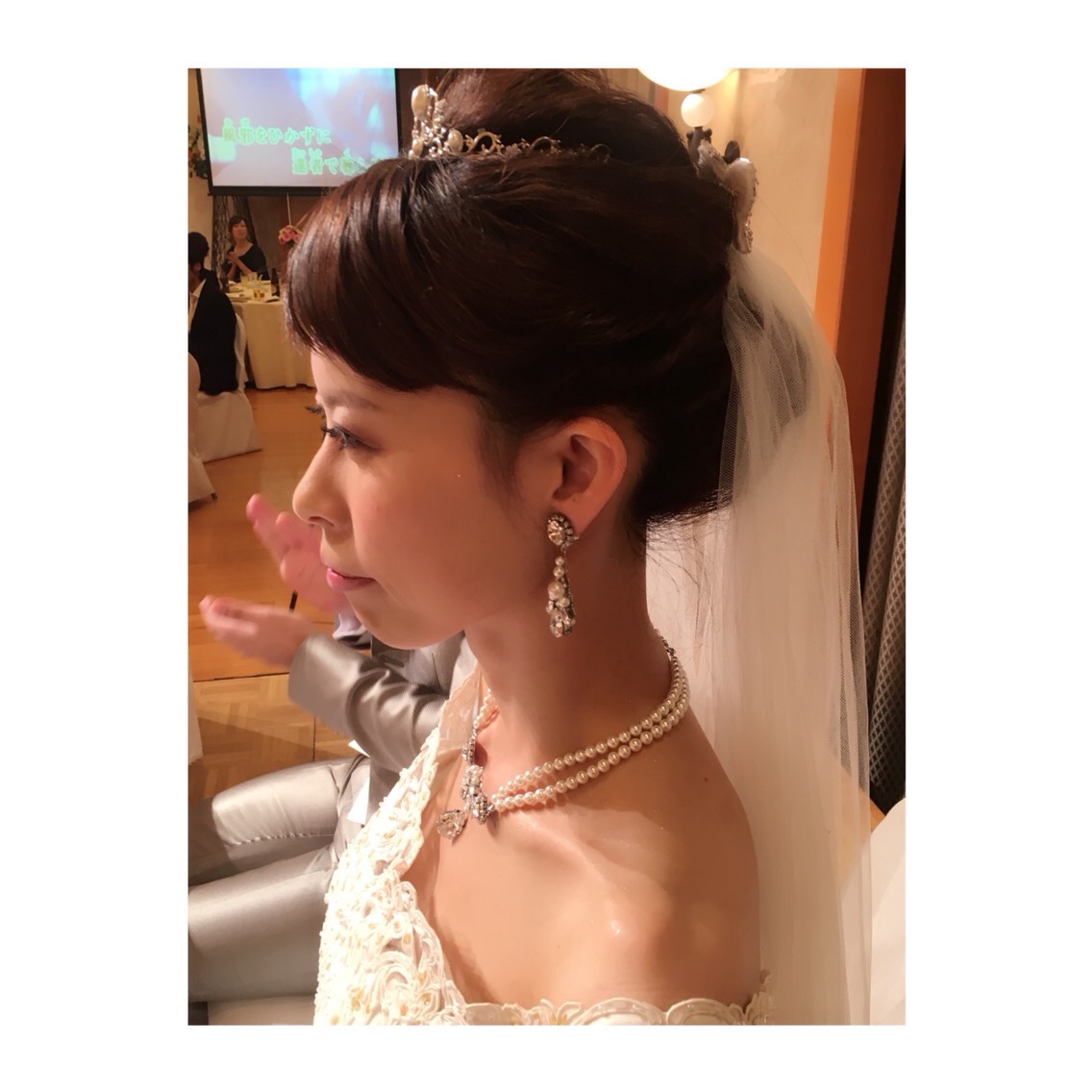 【シルバー×パール】Newパールビジュー♡Rameauブライダルアクセサリーセット(ピアスorイヤリング,ネックレス)