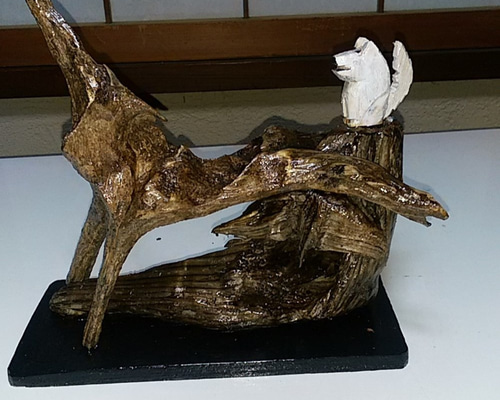 流木のアート工芸品 流木のアート工芸品