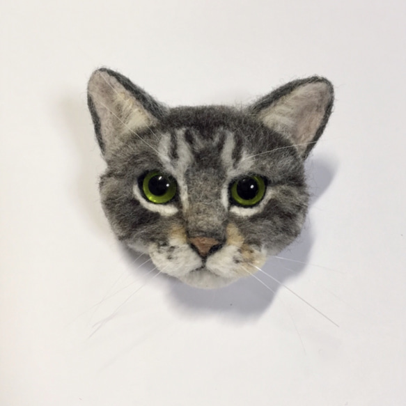 ねこブローチ オーダー受付中〜24,000円 羊毛フェルト yukicho 通販  
