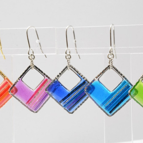 受注製作】水引×レジンの和モダンピアス／イヤリング ピアス（フック