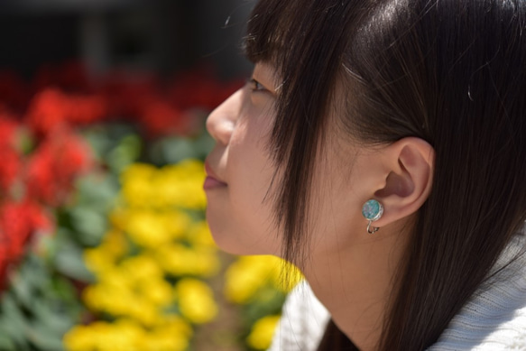 【春季限定】藍天與櫻花：耳環【訂購產品】 第6張的照片