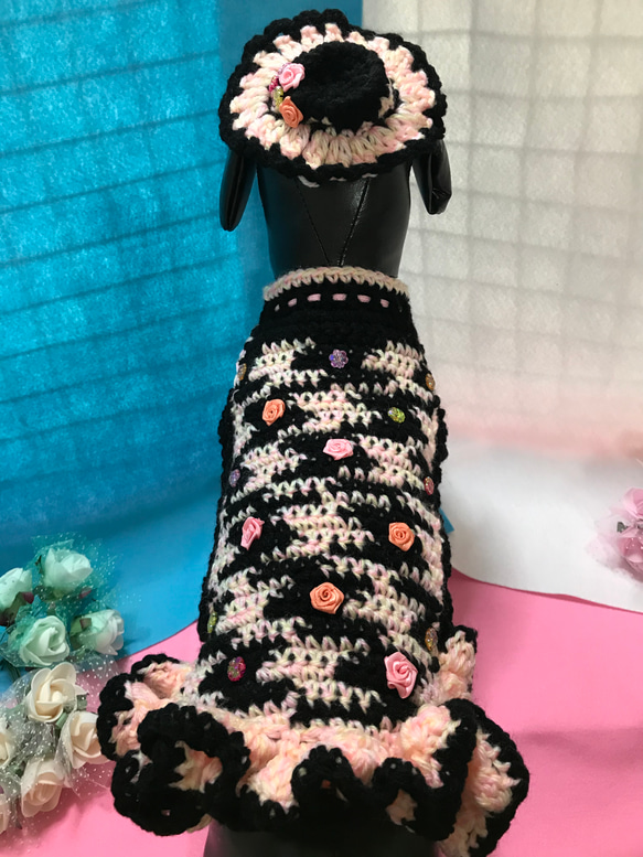 【新品未着用】for pets only ニットチュールワンピース M for pets only のワンピース 新品未着用】for pets only ニット