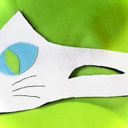 猫マスク兼マスクカバー　洗濯OK 送料無料 4枚目の画像