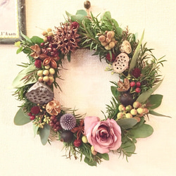 メラレウカの♡ドライフラワーリース リース Atelier kaori 通販