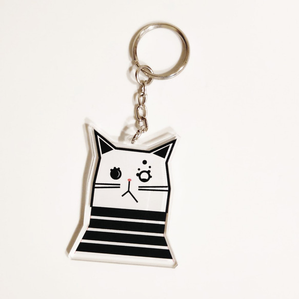 貓 貓咪 鑰匙圈 key holder  cat 交換禮物 吊飾 吊環 鑰匙 紀念品 key 第1張的照片