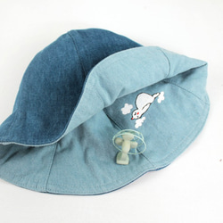 [無料配送]空想の小さな麻痺タンニンカウボーイ漁師帽子バケツ帽子カップル親子ファミリー 5枚目の画像