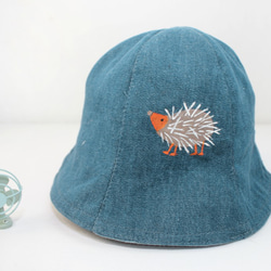 [送料無料]孤独でエレガントなハリネズミ帽子カウボーイ漁師の帽子バケット帽子のカップル親子の家族 3枚目の画像