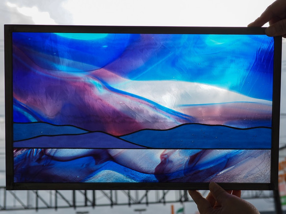 「アンティークな景色」ステンドグラス・パネル 1枚目の画像