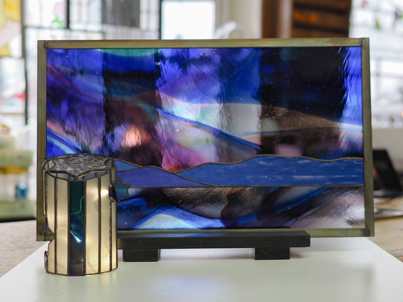 「アンティークな景色」ステンドグラス・パネル 3枚目の画像